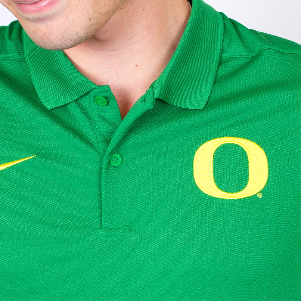 Classic Oregon O, Nike, Green, Polo, Performance/Dri-FIT, Men, Victory, Shirt, 886743